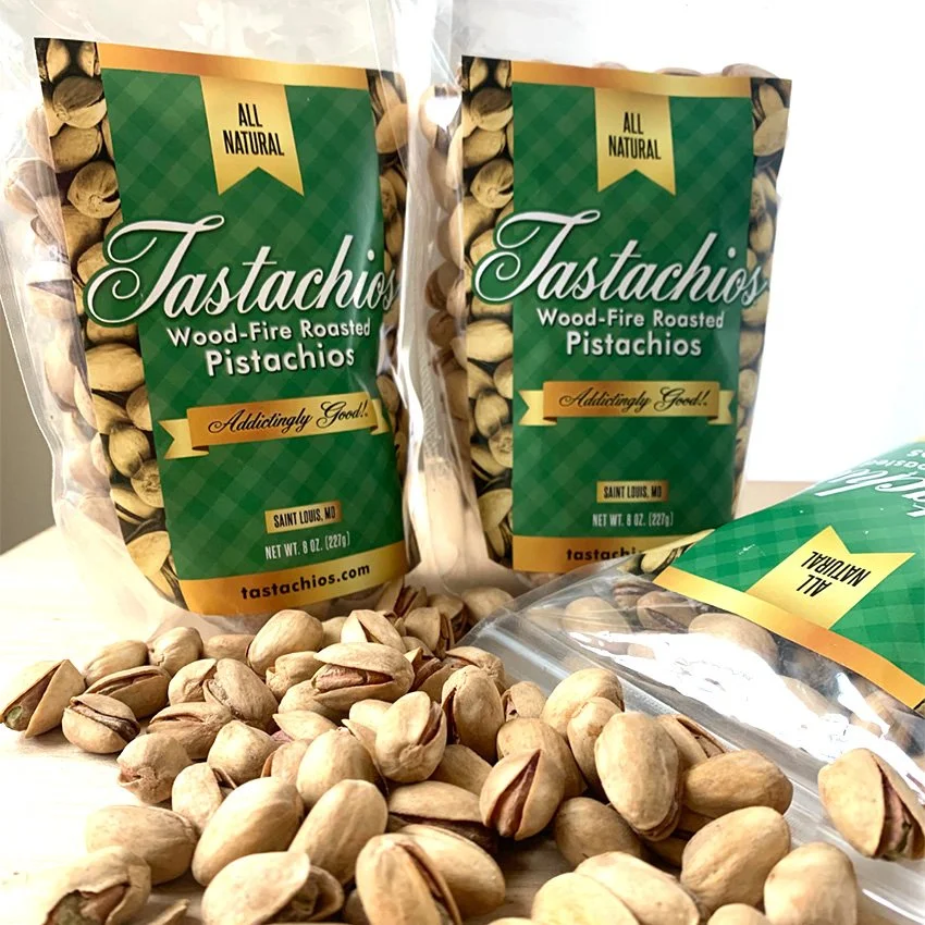 Tastachios - Wood Fire Roasted Pistachios 8OZ - 6 Pack Special